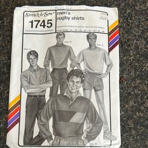 Men's Rugby Shirt Sewing Pattern